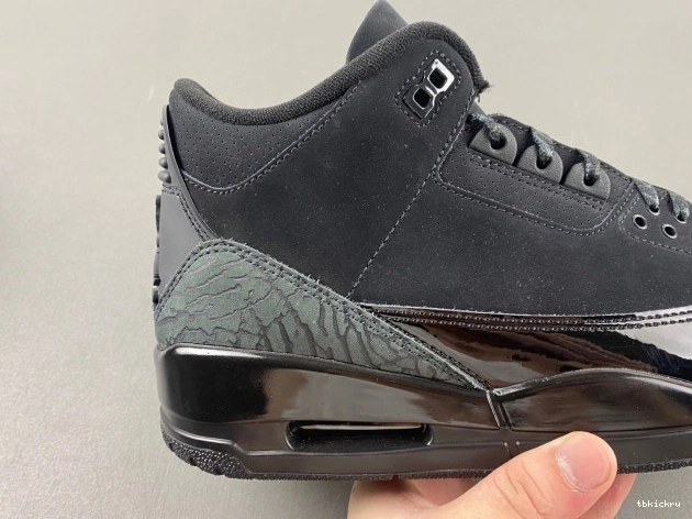 Reps TBkick Jordan 3 CT8532-001 Air Cat Black 0711